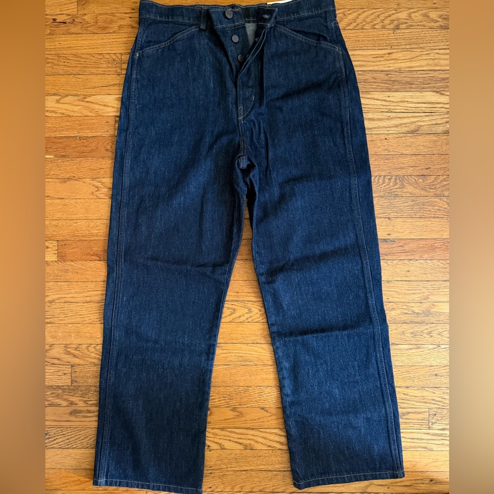 Banana Republic Artisan Dark Blue Straight Leg Jeans